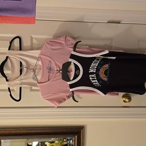 BUNDLE:  THEREABOUTS AND XERSION GIRLS RIBBED SHIRT AND 2 TANK TOPS SIZE XL 16